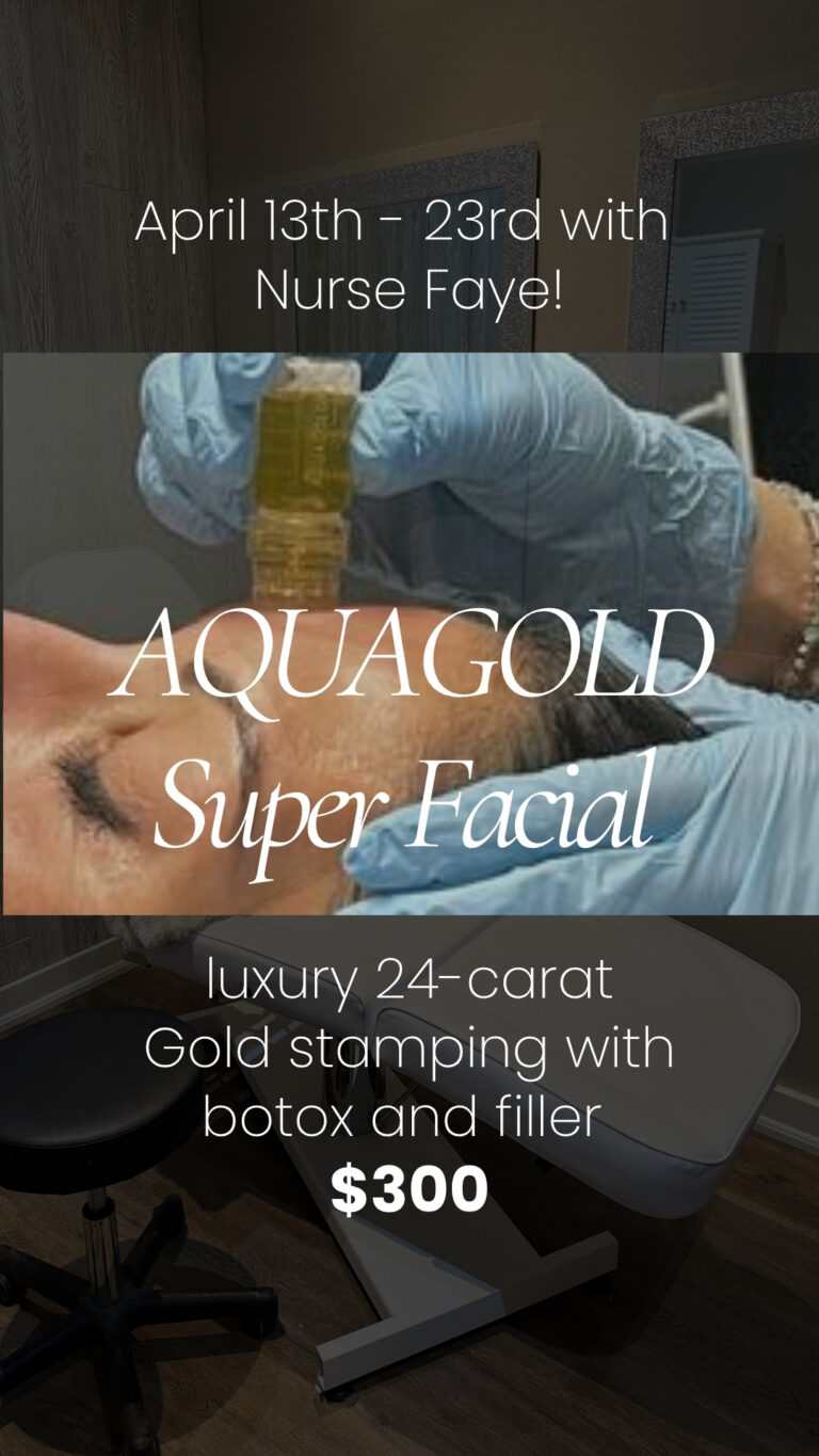 aquagold facial $300